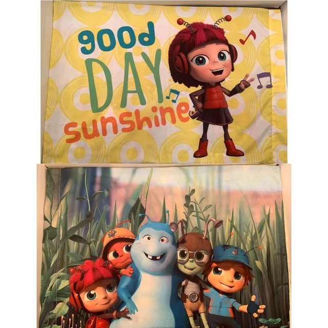 Funda de almohada estándar Beat Bugs Kumi Buzz Walter Crick & Jay 2017 2 caras