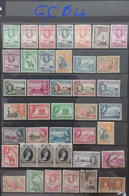 Gold Coast Selection Stamps Mint & Used KGVI & QEII (GC04)