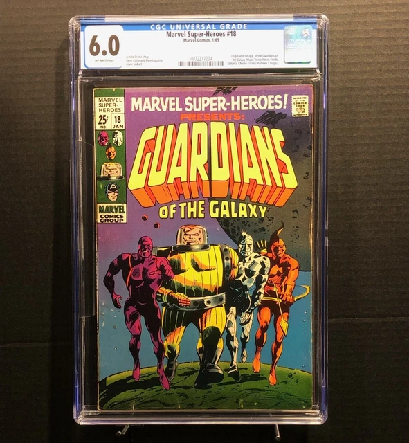 Marvel Super-Heroes #18 1st Appearance Guardians of the Galaxy CGC 6.0