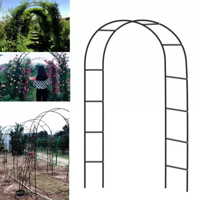 Rosenbogen Metall Massiv Breit Spalier Rankhilfe Rankgitter Gartenbogen Pergola