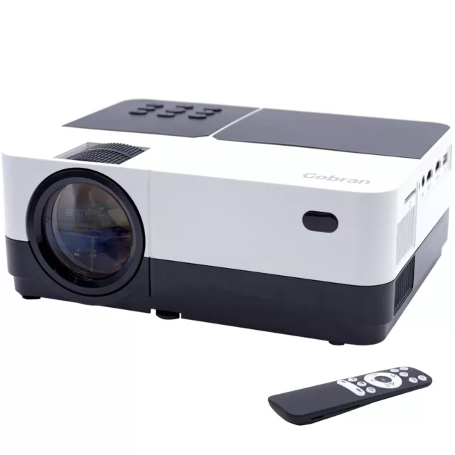 Gobran H3 Projecteur Wifi sans Fil Full HD 1080p HDMI VGA PC Smartphone IPHONE_