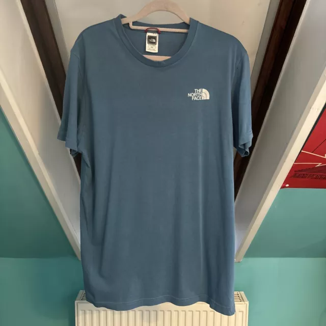 Size UK Medium Men’s The North Face Small Logo Blue T Shirt Vintage Branded