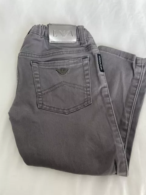 Emporio Armani Boys Jeans Age 36 Months 98CM. Grey - Great Condition