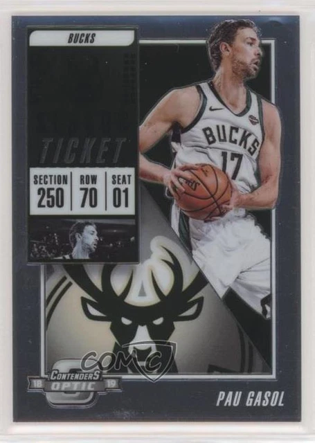 2018-19 Panini Contenders Optic Season Ticket Pau Gasol #92 HOF