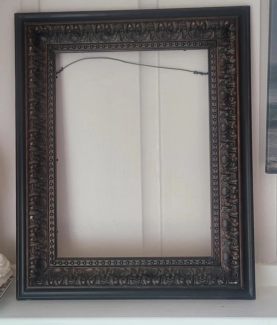 LARGE ORNATE HEAVY Resin? Picture Frame 18x22" for 12x16" Picture £45.