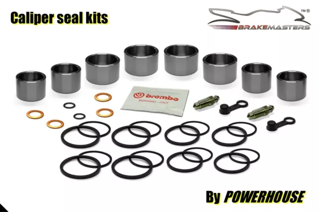 Aprilia RSV1000 Mille 2000 front brake caliper piston seal repair rebuild kit