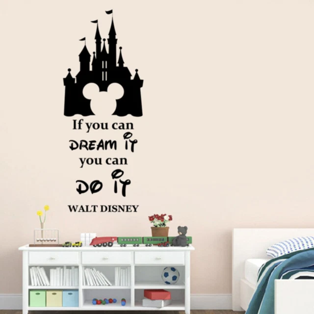 Walt Disney Inspirational Quote Wall Sticker Mickey M vrogue.co
