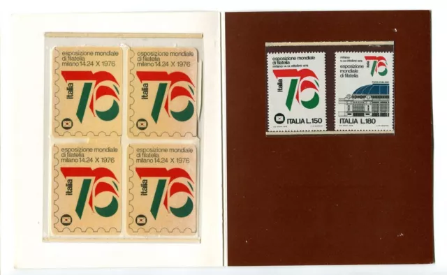 Precursore 1976 - Folder dedicato ala manifestazione Italia '76