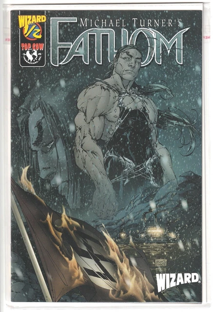 2001 FATHOM #1/2 with COA NM Top Cow Comics Wizard Exclusive Michael Turner