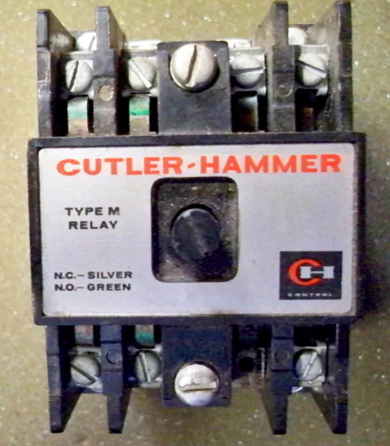 Cutler Hammer Type M Relay