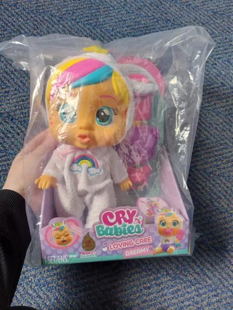 Cry Babies Loving Care Dreamy Interactive Doll with Accessories