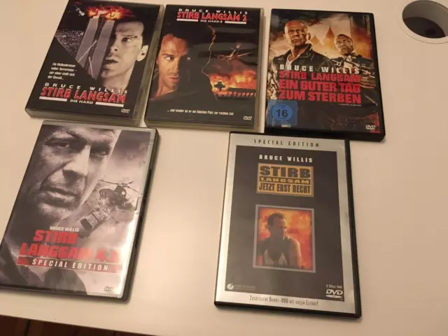 DVD Set/Konvolut - 5 Stk - Die Hard - Stirb langsam - Bruce Willis