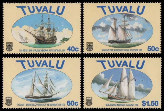 Tuvalu 1998 - Mi-Nr. 801-804 ** - MNH - Schiffe / Ships