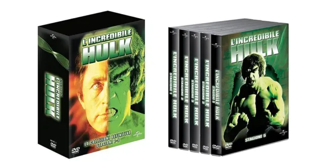 L'incredibile Hulk  La Collezione Definitiva -Stagioni 1-5 23 DVD DVD NUOVO