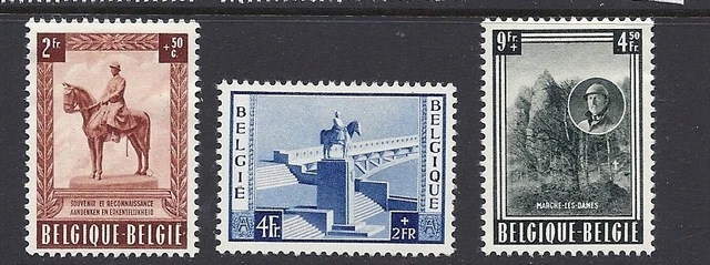 Belgique 1954 20th Anniv De Albert's Mort VF MH