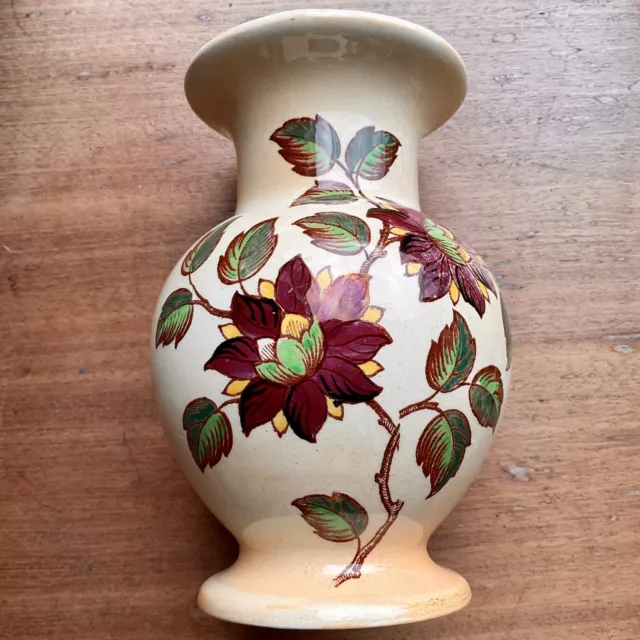 MALING Vase POTTERY FLORAL VASE Good Condition 14cm Approx Rare Vintage