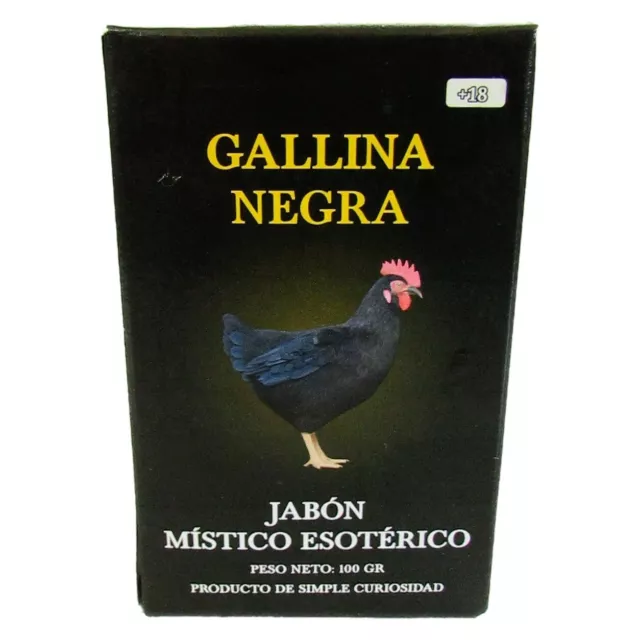 Gallina Negra Jabon Esoterico con Feromonas / Black Hen Esoteric Soap Pheromones