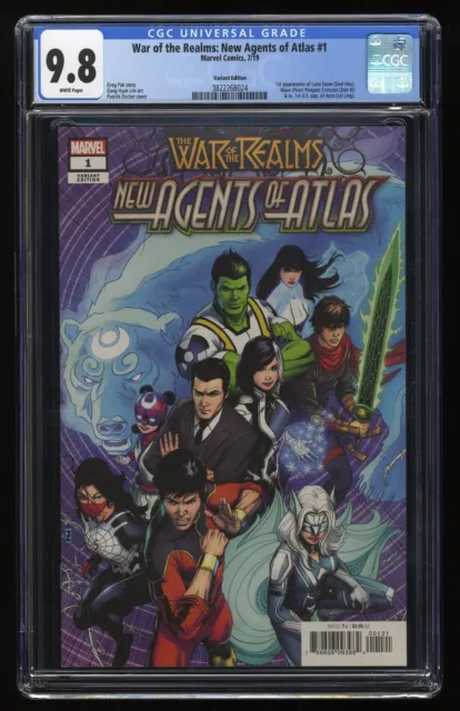 War of the Realms New Agents of Atlas #1 CGC NM/M 9.8 Zircher Variant 1:50 RI