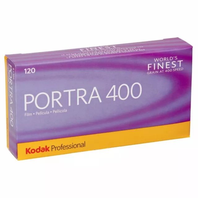 Expired Date Kodak Portra 400 120 Roll Film Professional 5 Pack