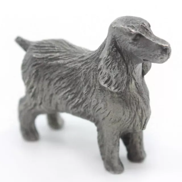 PEWTER English Springer Spaniel - Rawcliffe / P Davis 1" Metal Animal Miniature