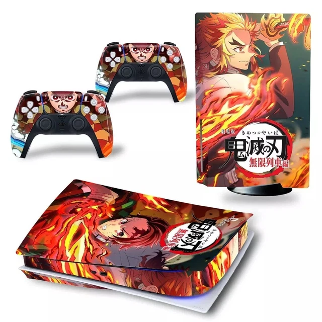 Skin Vinylique Chainsaw Man Pour PS5 + 2 Skins Manettes