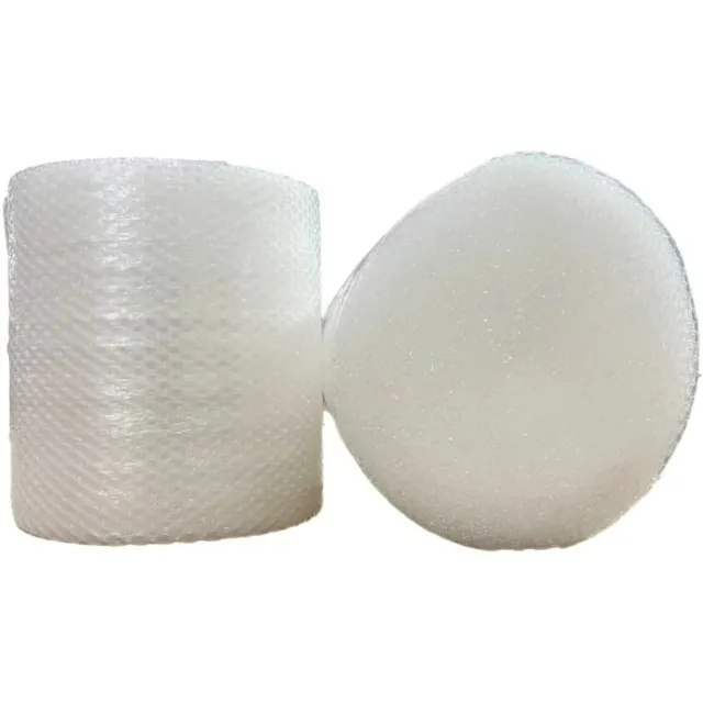 3/16'' SH Small Bubble Cushioning Wrap Padding Roll 175' x 12'' Wide 175FT Clear