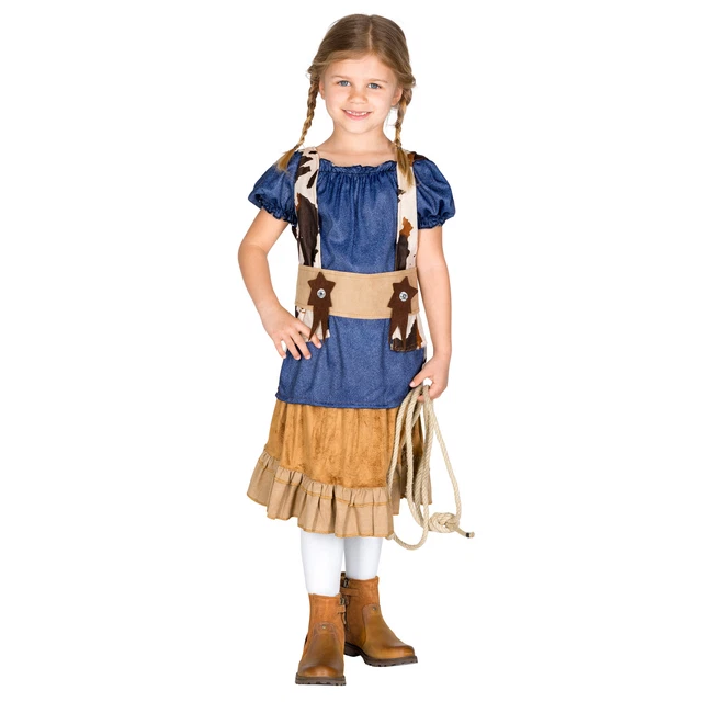 Widmann Costume da Cowgirl Far West Vestito Cowboy Carnevale