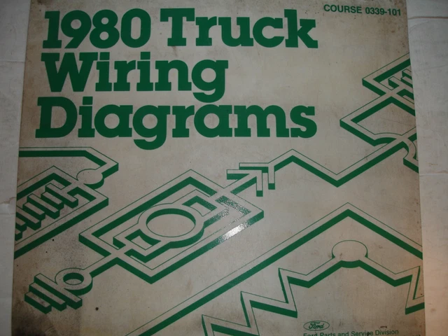 1980 FORD CL SERIES Truck Electrical Wiring Diagrams Service Schematic
