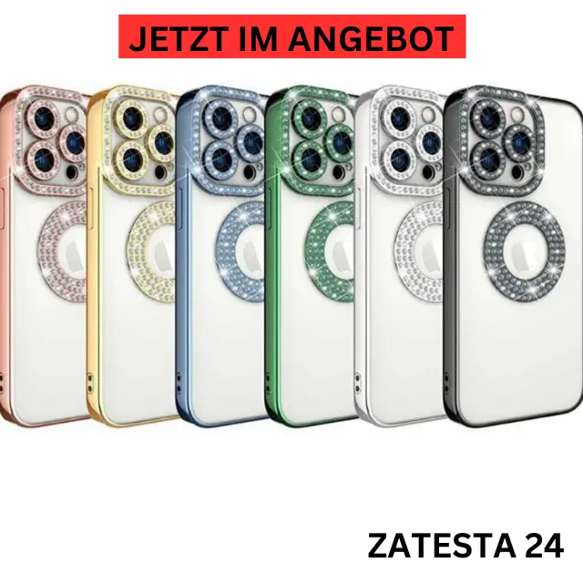 Handy Hülle für iPhone 14 13 12 11 Pro Max Kamera Schutz Glitzer Case Cover