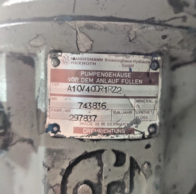 Rexroth A10V40DR1RZ2 Hydraulic Motor