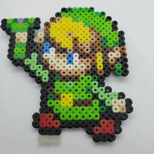 8-bit Link Legend of Zelda NES Pixel Art Sprite Wall 