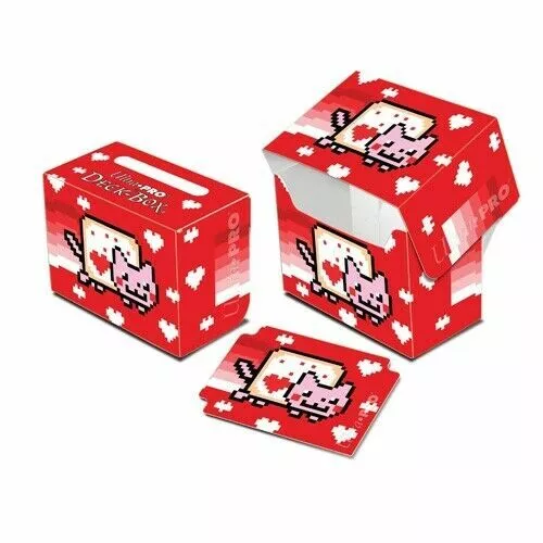 Ultra Pro Nyan Cat Valentnyan Sideloading Deck Box with Divider (NEW)