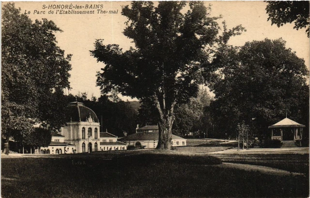 CPA St-HONORÉ-les-BAINS - Le Parc de l'Etabl. Thermal (518136)