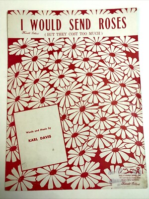 Vintage 1948 el muérdago Kiss Partituras Navidad Margaret Whiting 