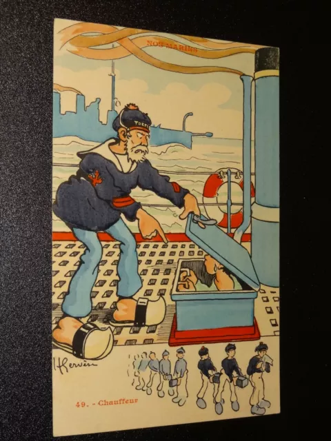 GERVÈSE - NOS MARINS n°49 - CHAUFFEUR - CARTE POSTALE ANCIENNE