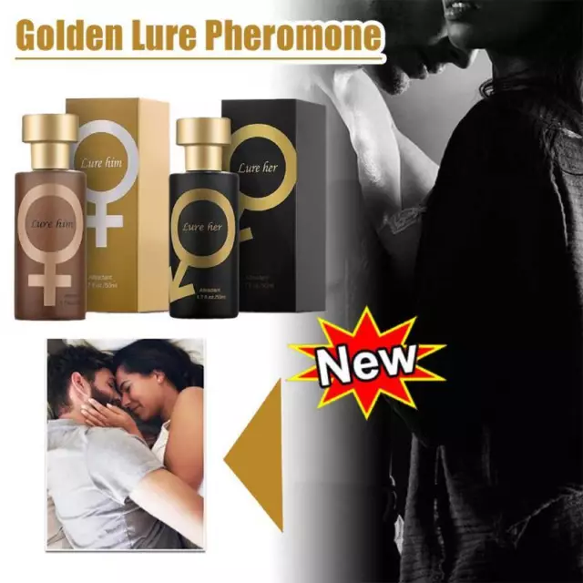 APHRODISIAC GOLDEN LURE Her Pheromone -Perfume Spray for Men to