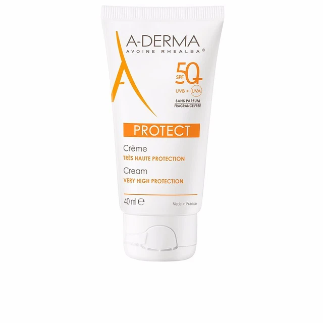 Solaires A-derma unisex PROTECT crema solar SPF50+ sin parfum 40 ml