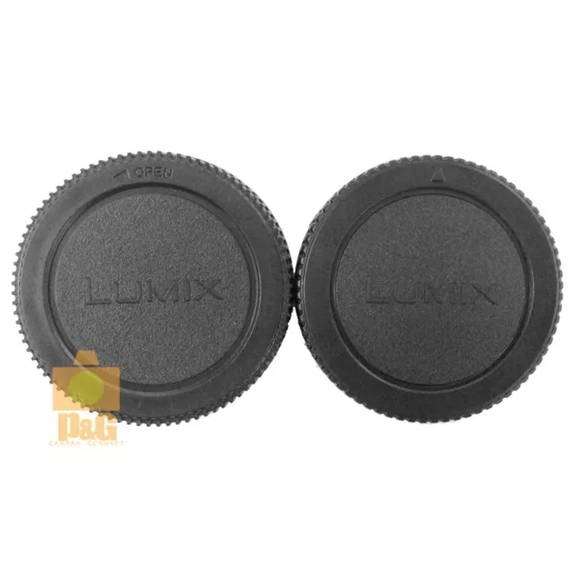 New Panasonic Lumix Body Cap + Lens Cap For G5 Gx85 Gf7 Gh4 G85 Gx9 Gh4 Gh5