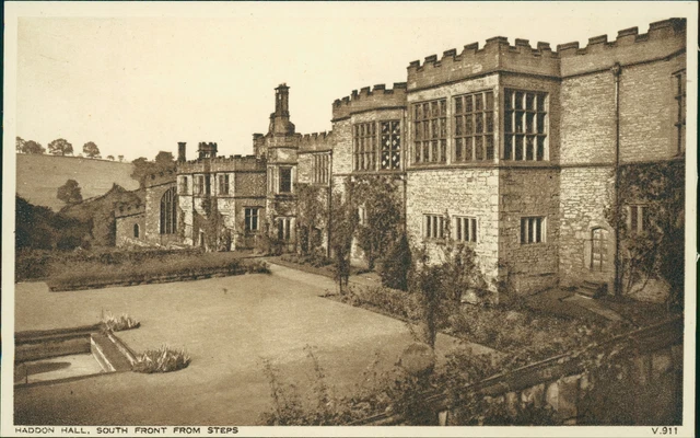 HADDON HALL SOUTH front from Steps V911 Photochrom £5.00 - PicClick UK