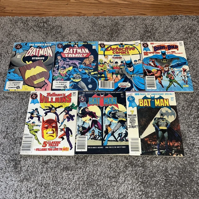 Best of DC BLUE Ribbon Digest lot of 7 HTF BATMAN Issues 1982 Neal Adams Bronze