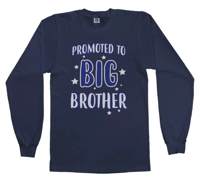 Promoted To Big Brother Youth Long Sleeve T-Shirt Expecting Baby Gift Reveal
