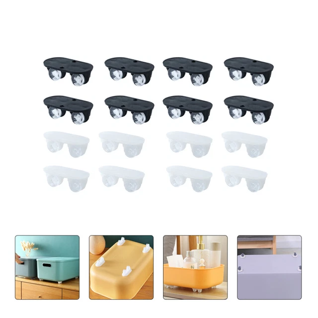 16 pz contenitori per mini ruote puleggia in plastica resistenti puleggia piccola pasta