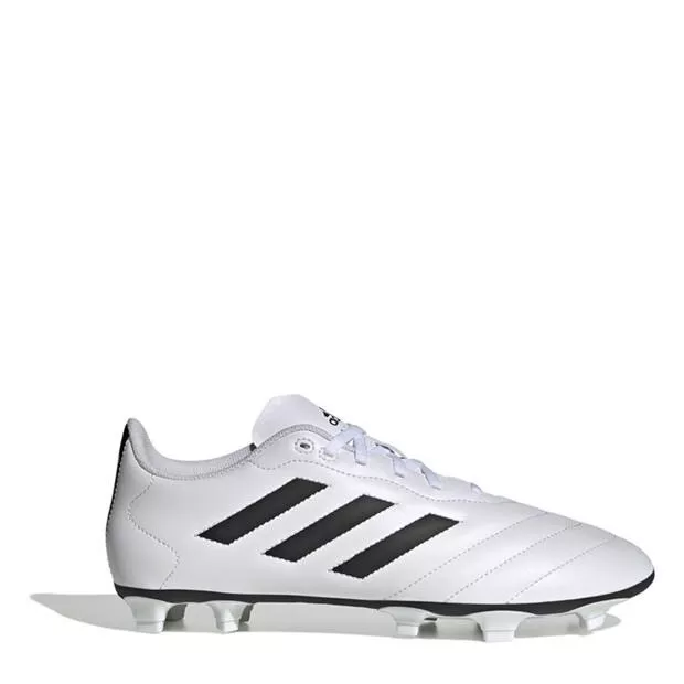 ADIDAS GOLETTO VIII Firm Ground Football Boots White Boys Size UK