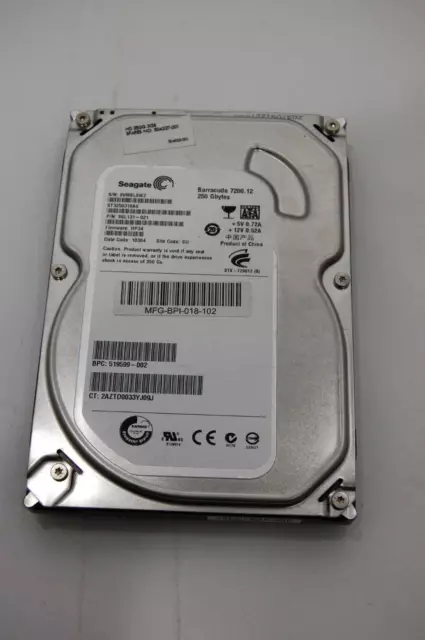 Seagate barracuda ST3250318AS 250GB 9SL131-021 3.5 " HDD SATA 7200RPM