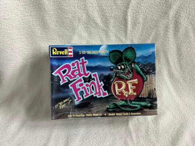 Vintage Sealed Rat Fink Plastic Model Kit Ed "Big Daddy" Roth 1990 Revell *ST
