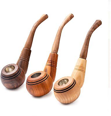 Dr Watson lot de 2 Pipes à tabac en bois fait à la main à partir de bois naturel forme de marguillier 