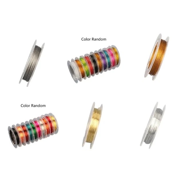 10M BEADING WIRE Flexible Metals Crafts Jewelry Wire for Jewelry Making ...