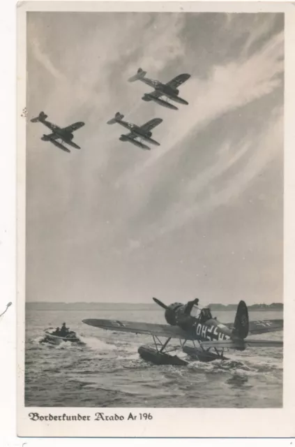 Nr.22295  Foto PK  2, Weltkrieg Flieger  Wasser Flugzeug Bordfunker Arado Ar 196