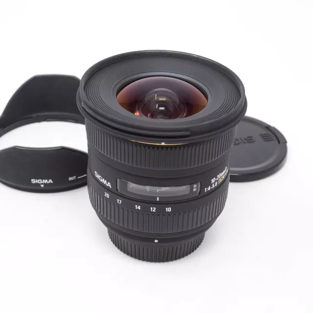 Sigma 10-20mm f/4-5.6 D EX DC HSM Wide Zoom Lens for Nikon - Very Good Condition