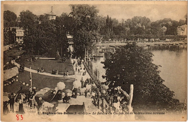 CPA Enghien les Bains Le Jardin du Casino FRANCE (1308207)